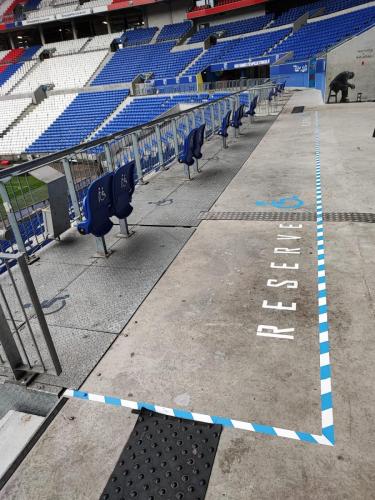 MARQUAGE AU SOL - OLYMPIQUE LYONNAIS