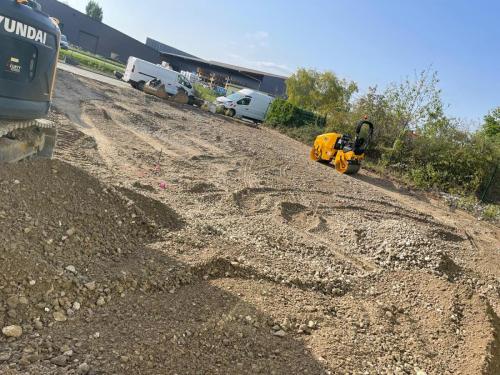 TERRASSEMENT PLATEFORME CHANTIER REYRIEUX